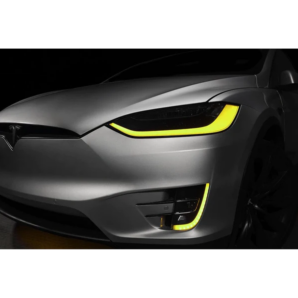 RGB Halo Kits Tesla Model X DRL Boards (Multicolor Flow) 2016-2021