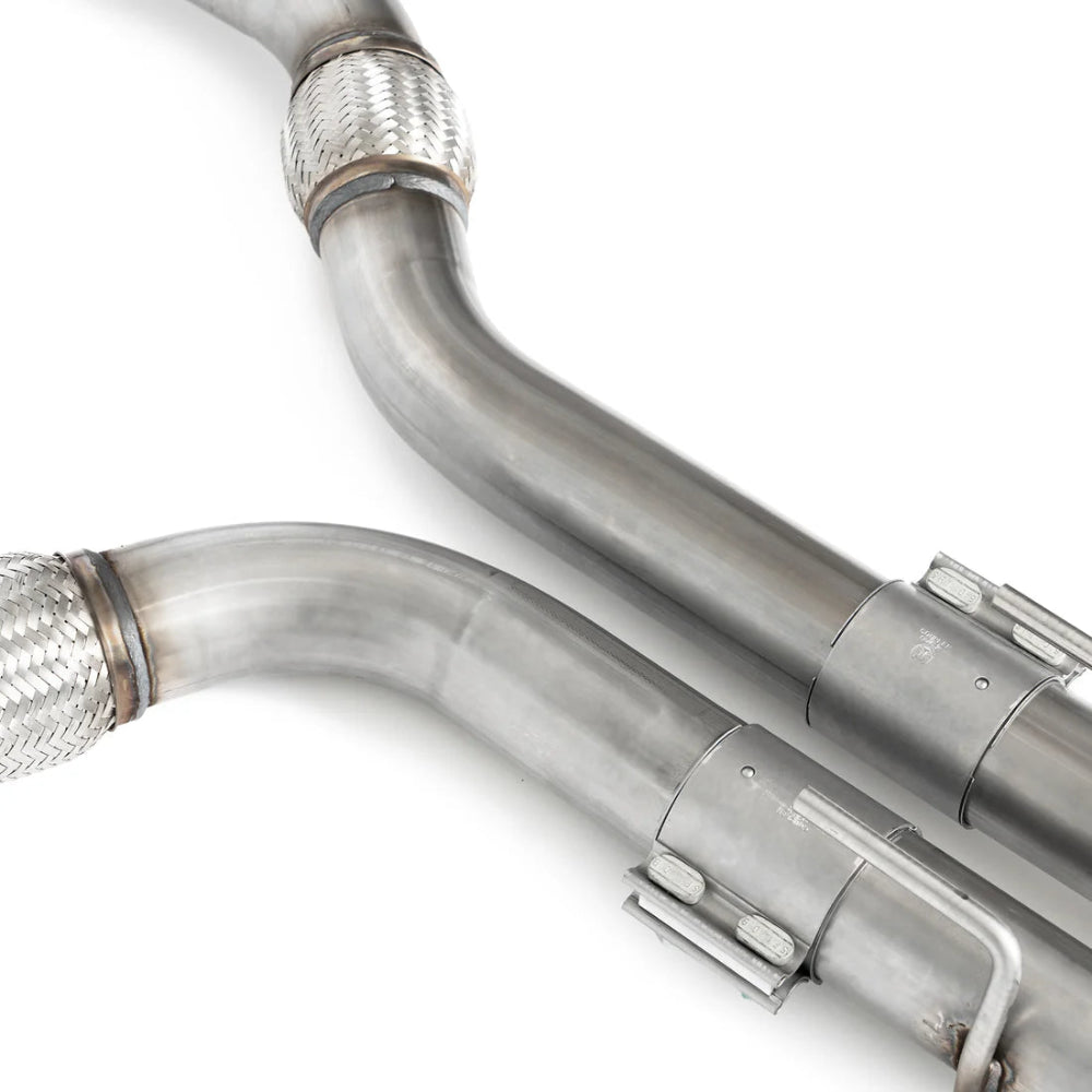Stainless steel welding detail on the Thermal R&D 3-inch Explorer ST exhaust