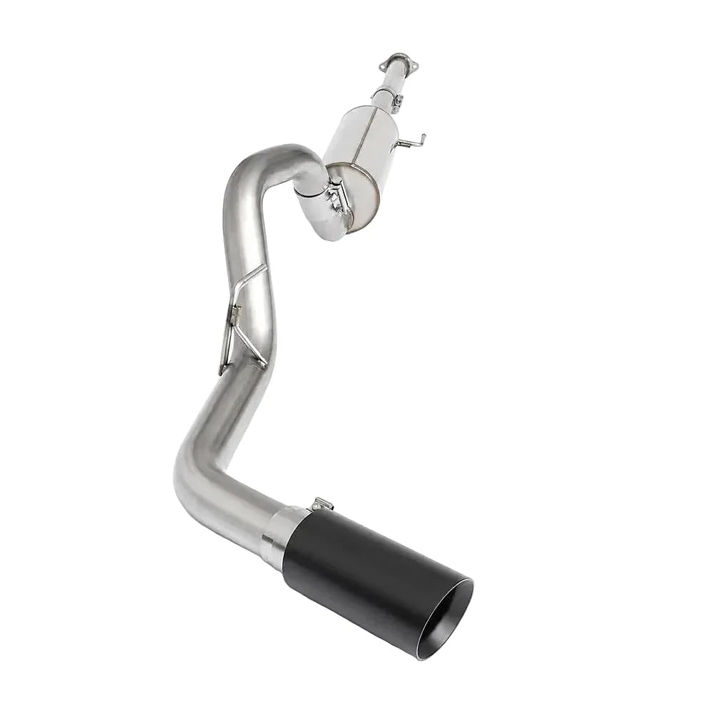 Thermal R&D B928-C920-C 3" Single Exit Cat-Back Exhaust - Coated; 2015-2020 Ford F-150 EcoBoost; hero shot.