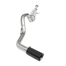 Load image into Gallery viewer, Thermal R&amp;D B928-C920-C 3" Single Exit Cat-Back Exhaust - Coated; 2015-2020 Ford F-150 EcoBoost; hero shot.