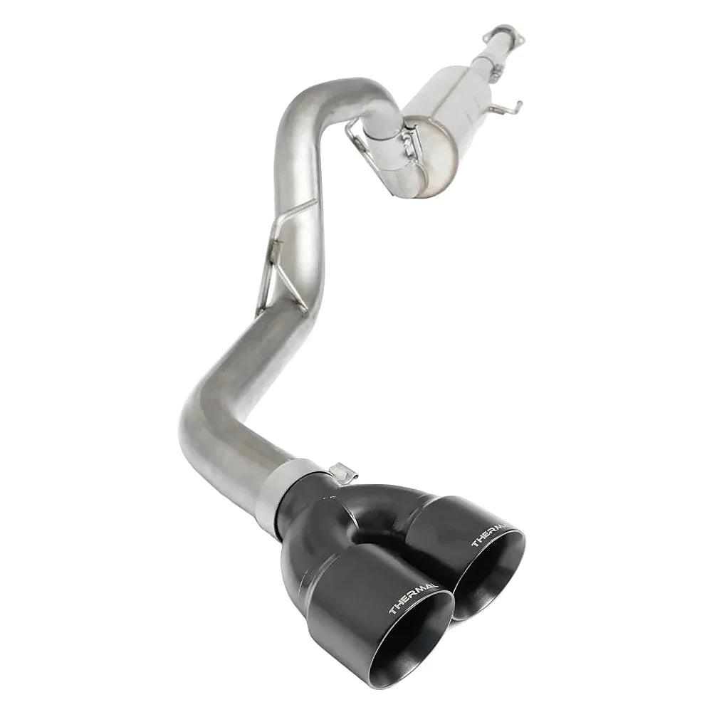 Thermal R&D B940-C920-CD catback exhaust with dual black coated tips for 2015-2020 Ford F-150 5.0L V8