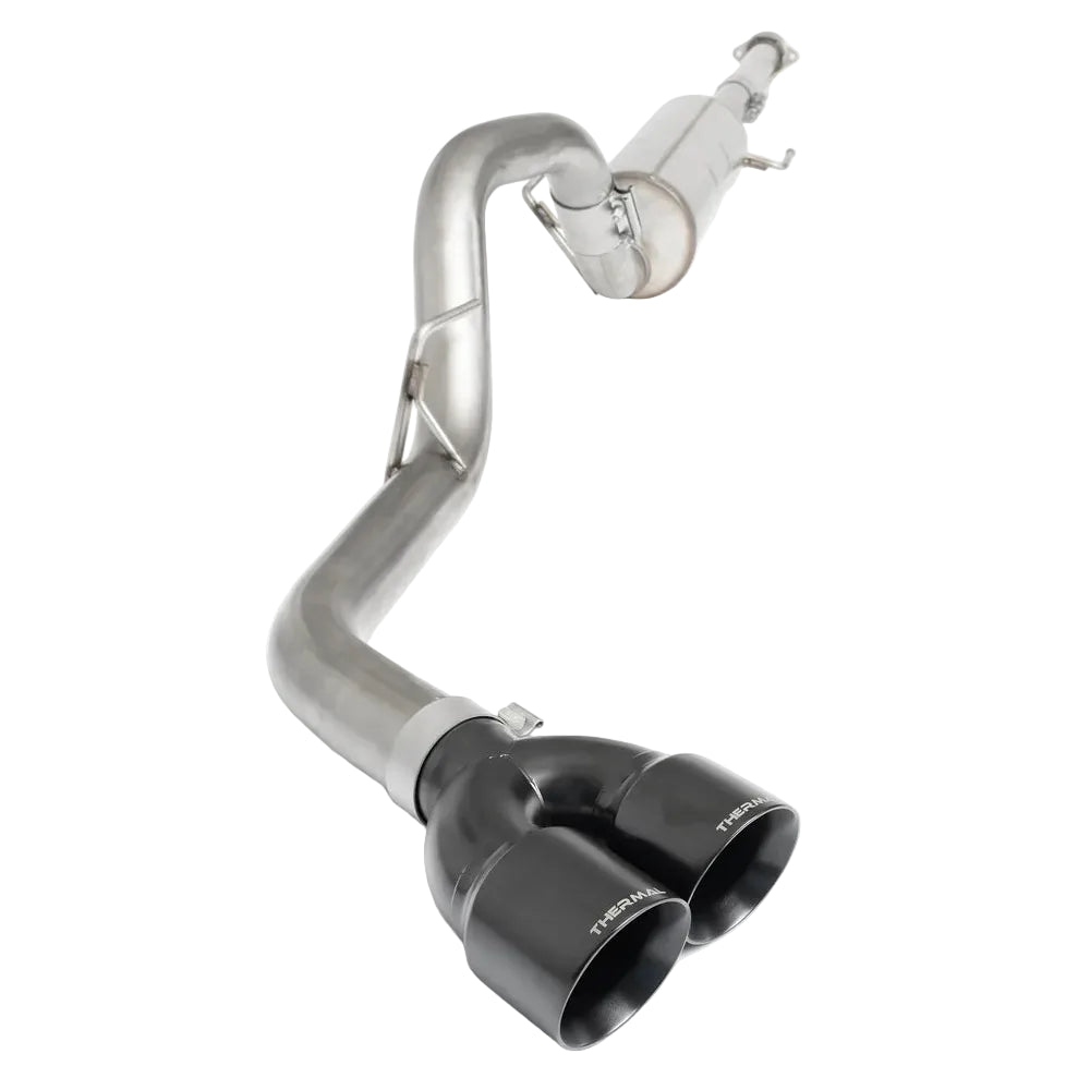 Thermal R&D B940-C920-CD catback exhaust with dual black coated tips for 2015-2020 Ford F-150 5.0L V8