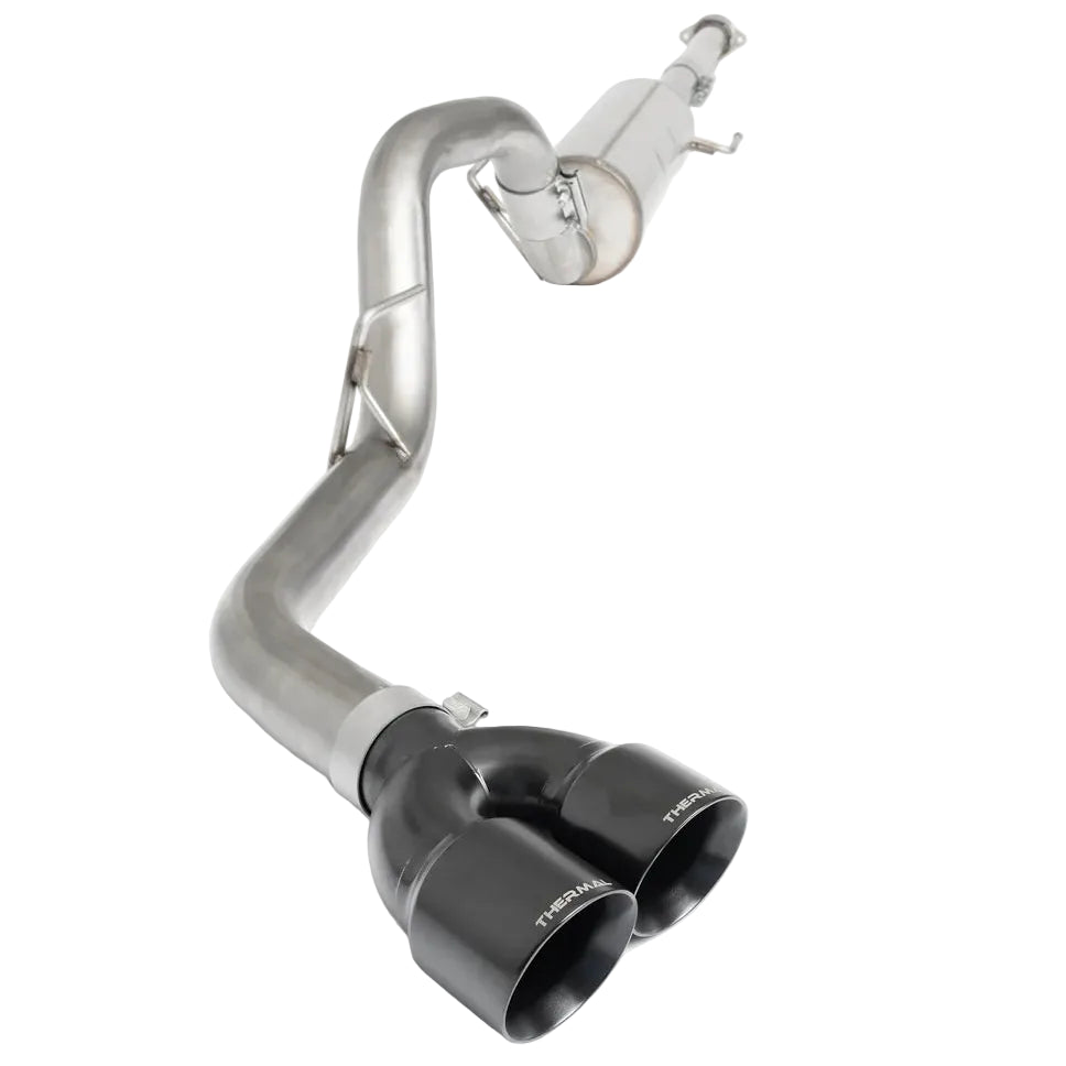 Thermal R&D B941-C920-CD 3-inch catback exhaust with black ceramic dual tips for 2015-2020 Ford F-150 5.0L Coyote