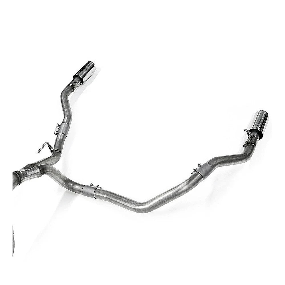 Thermal R&D dual-exit stainless catback exhaust for 2015-2020 Ford F-150 SuperCrew with 6.5-foot bed