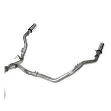 Load image into Gallery viewer, Dual-exit stainless steel catback exhaust with polished tips for 2021-2025 Ford F-150 EcoBoost