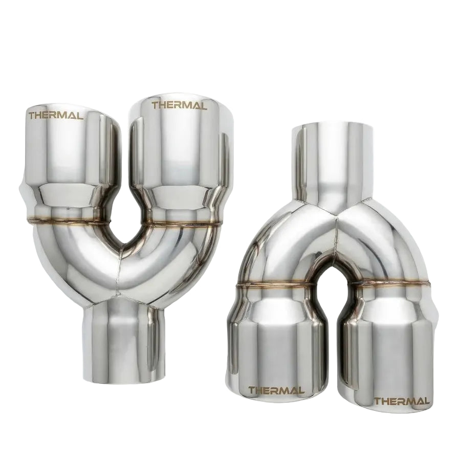 Thermal R&D C917 polished stainless exhaust tips for 2020-2026 Ford Explorer ST 3-inch exhaust systems