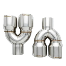 Load image into Gallery viewer, Thermal R&amp;D C917 polished stainless exhaust tips for 2020-2026 Ford Explorer ST 3-inch exhaust systems