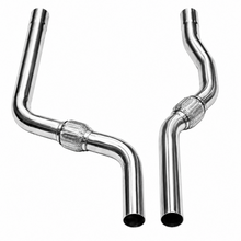 Load image into Gallery viewer, Black ceramic coated dual exhaust tips for Thermal R&amp;D Ford Explorer ST downpipe back exhaust