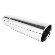Load image into Gallery viewer, Thermal R&amp;D 453516A Exhaust Tip 4.5in Dia 16in Long 3.5in Inlet Angle Cut Polished