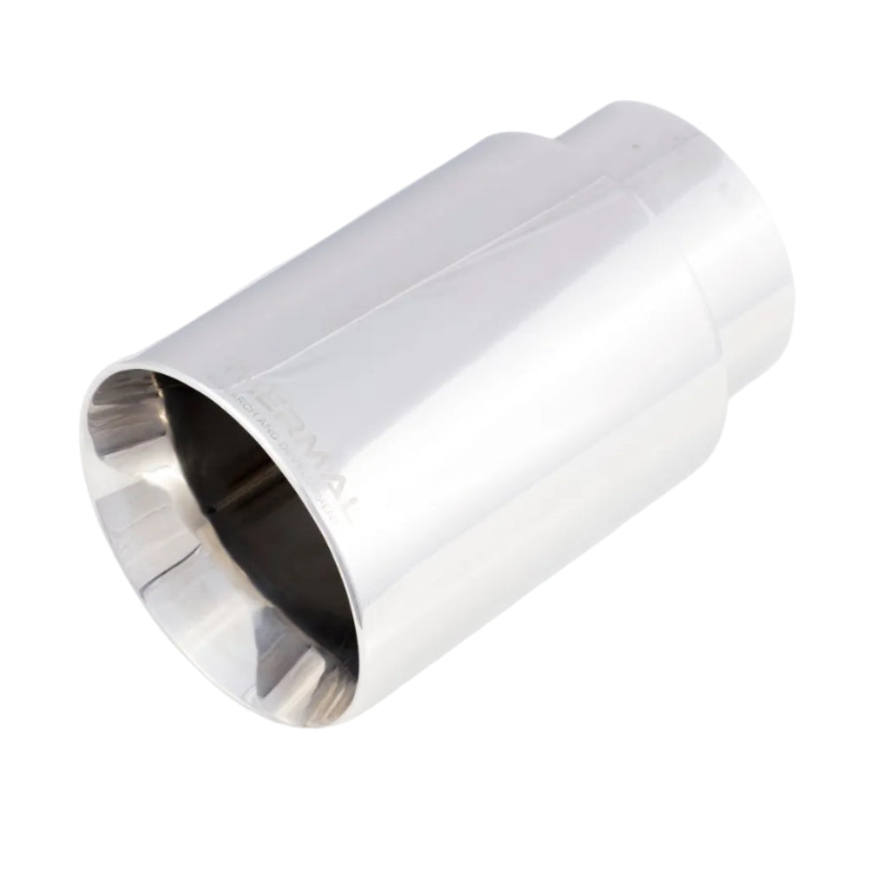 Thermal R&D 5408 Universal Exhaust Tip 5in Dia 8in Long 4in Inlet Polished
