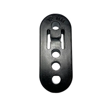 Load image into Gallery viewer, Ticon 108-00900-0000 black 12mm three-hole polyurethane exhaust hanger