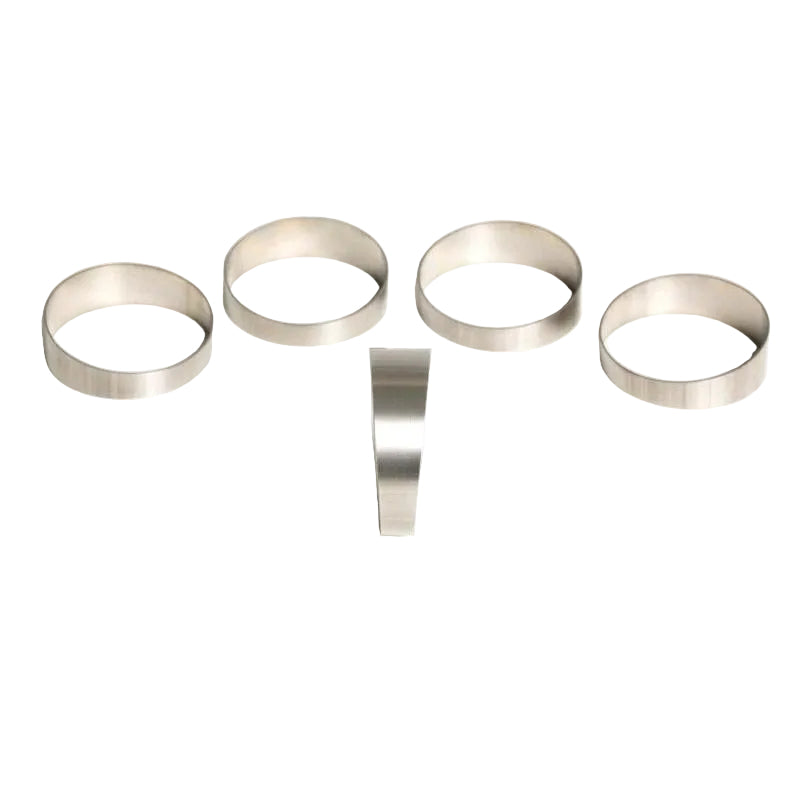 Ticon Ticon Industries 2.5in 45 Degree 3.75in CLR Loose Radius 1mm Wall Titanium Pie Cuts - 5pk