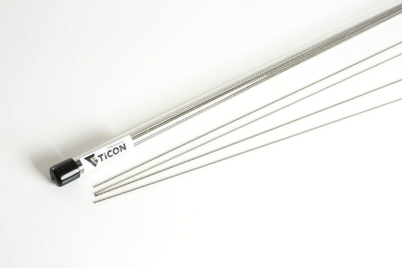Ticon Industries 39in Length 1/2lb 1mm/.039in Filler Diamter CP1 Titanium Filler Rod - Black Ops Auto Works