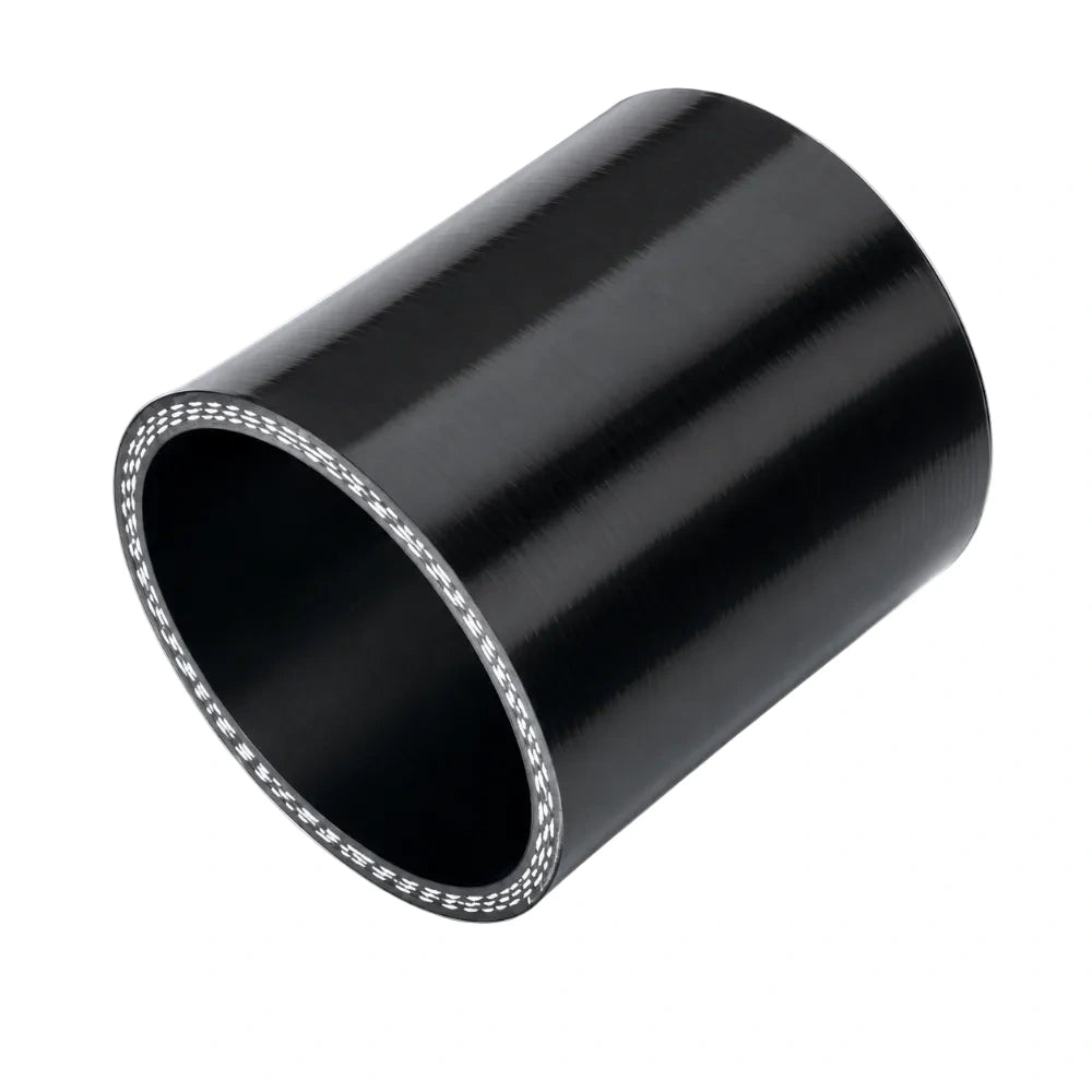 Ticon Industries 4-Ply Black 2.75in Straight Silicone Coupler - Ticon 131-07003-0401