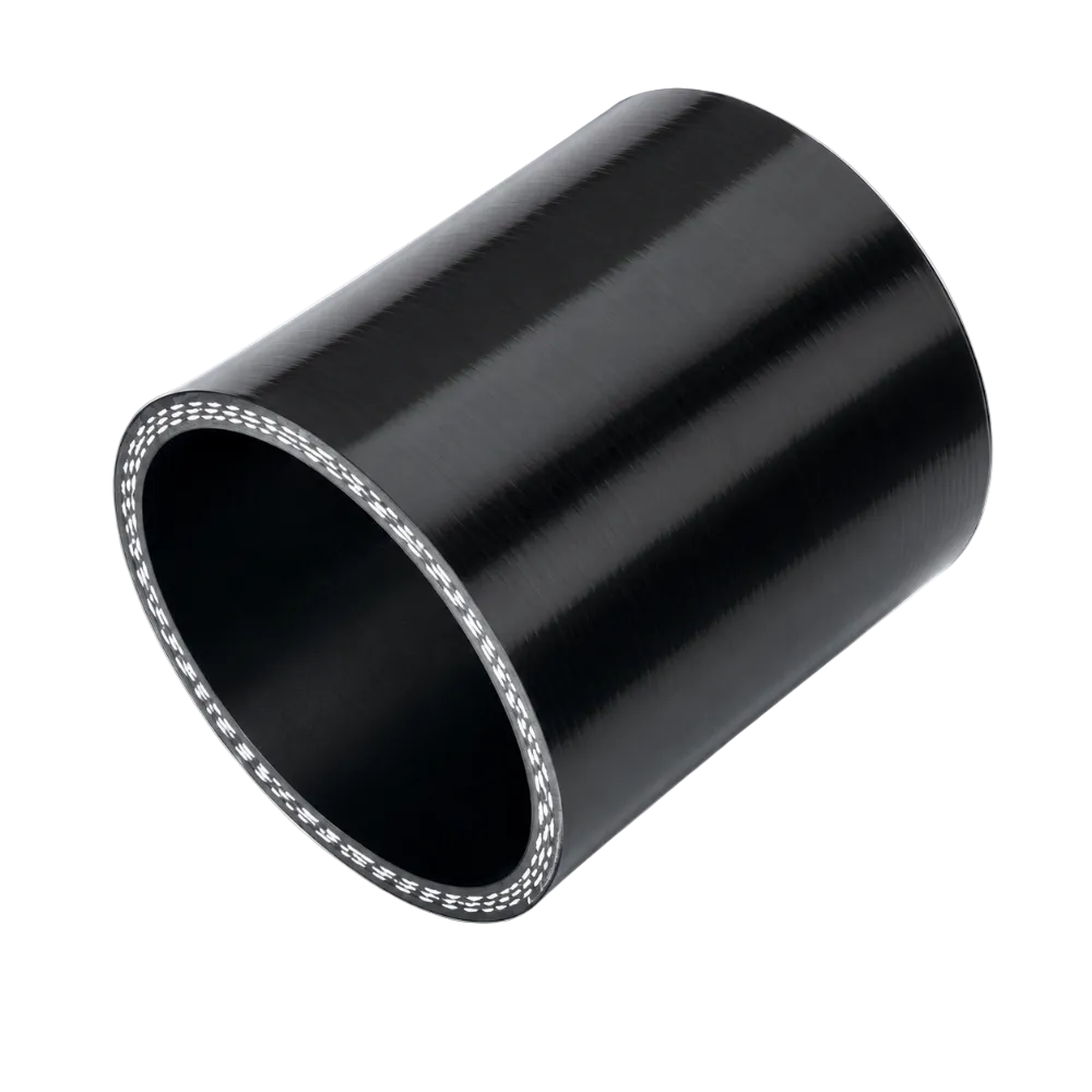 Ticon Ticon Industries 4-Ply Black 2.75in Straight Silicone Coupler