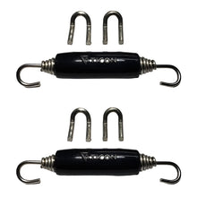 Load image into Gallery viewer, Ticon Industries Black Silicone Titanium Spring Tab and Spring Kit (4 Tabs/2 Springs) - 2 Pack - Black Ops Auto Works
