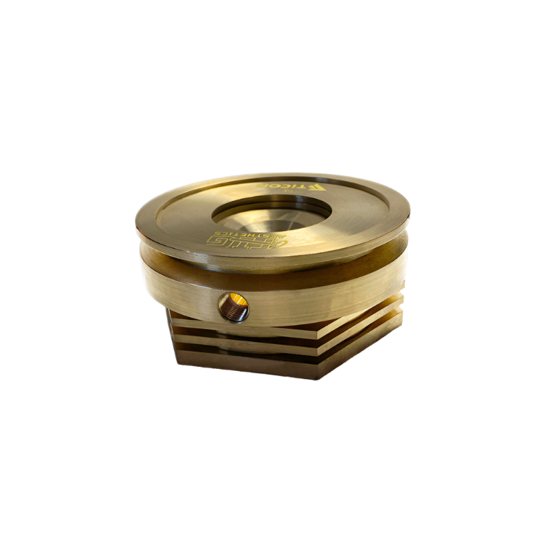 Ticon Industries Tig Aesthetics 3in Universal Vband Heat Sink w/ Purge - Tellurium Copper - Black Ops Auto Works