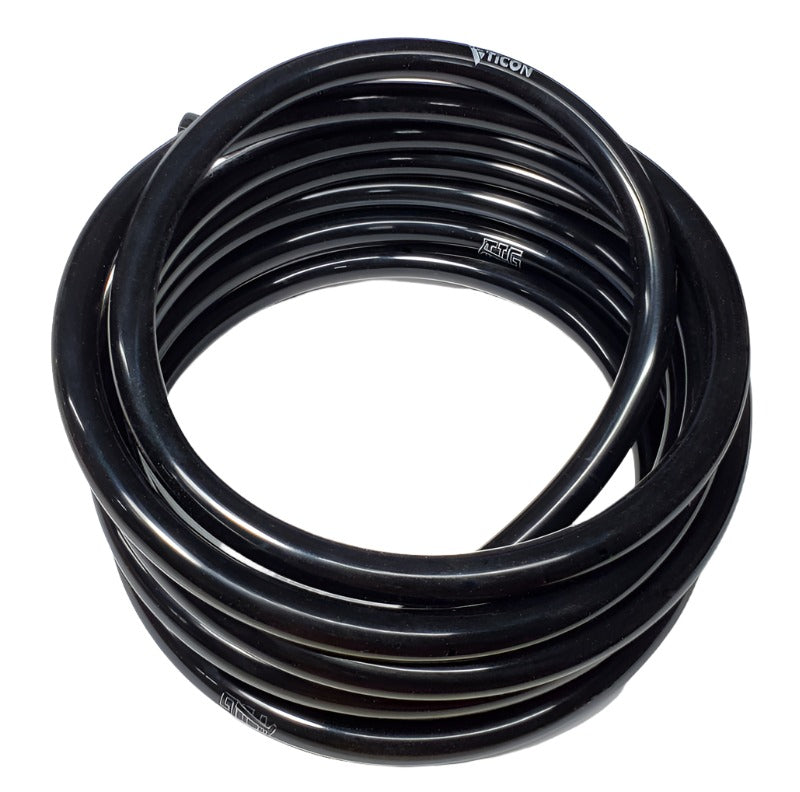 Ticon Industries Tig Aesthetics 6mm Silicone Argon Line - 10ft Length (Black) - Black Ops Auto Works