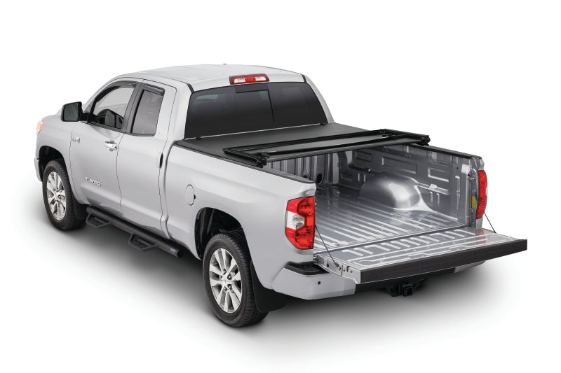 Tonno Pro 04-15 Nissan Titan 5.5ft (Incl 42-498 Utility Track Kit) Tonno Fold Tri-Fold Tonneau Cover - Black Ops Auto Works