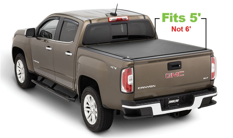 Tonno Pro 15-19 Chevy Colorado 5ft Fleetside Lo-Roll Tonneau Cover - Black Ops Auto Works