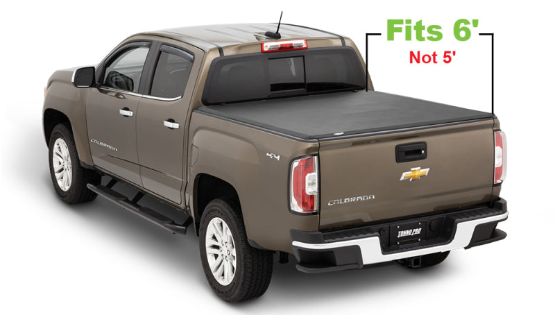 Tonno Pro 15-19 Chevy Colorado 6ft Fleetside Tonno Fold Tri-Fold Tonneau Cover - Black Ops Auto Works