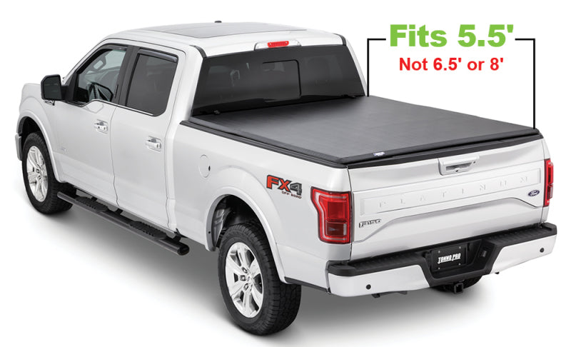 Tonno Pro 15-19 Ford F-150 5.5ft Styleside Tonno Fold Tri-Fold Tonneau Cover - Black Ops Auto Works