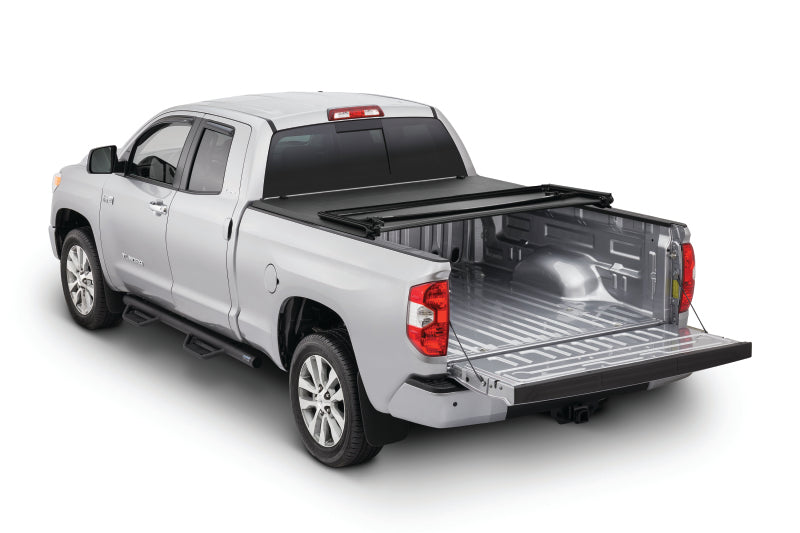 TonnoFold soft tri-fold tonneau cover installed on 2014–2019 Toyota Tundra 5.5 ft bed