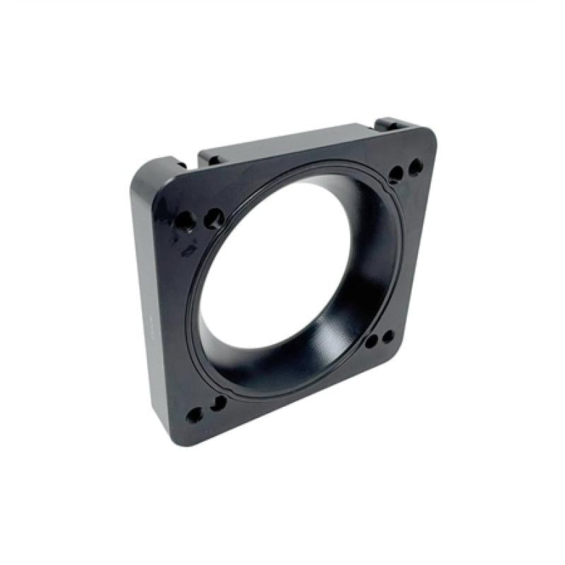 Torque Solution 06-21 Subaru STI / 08-14 Subaru WRX Big Bore 76mm Throttle Body Adapter - Black Torque Solution TQSTS-SU-870O-BK