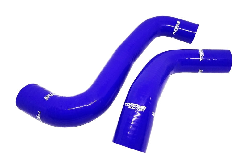 Torque Solution 08-14 Subaru WRX / 08-18 STI / 09-13 Forester XT Silicone Radiator Hose Kit - Blue - Black Ops Auto Works