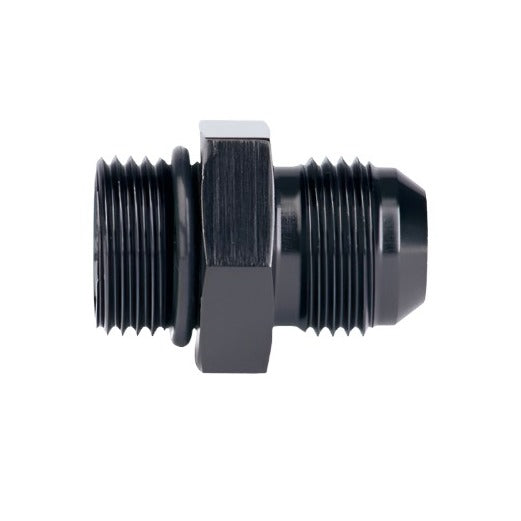 Torque Solution Adapter Fitting -6AN Straight Cut ORB to -6AN Flare - Black Ops Auto Works