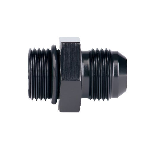 Torque Solution Adapter Fitting -8AN Straight Cut ORB to -8AN Flare - Black Ops Auto Works