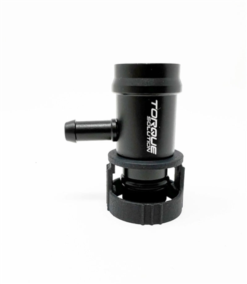 Torque Solution Billet Boost Tap - Toyota Supra A90/A91 MKV / BMW B48/B58 / G Series Chassis - Black - Black Ops Auto Works
