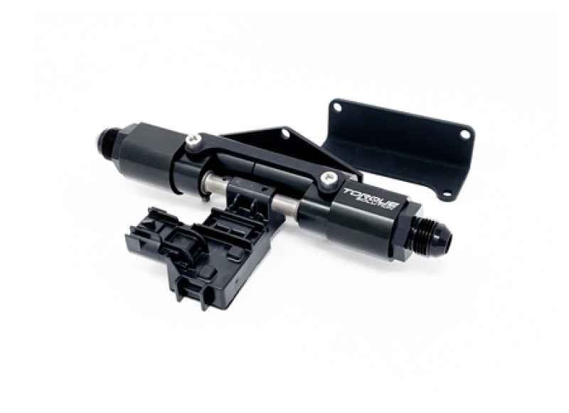 Torque Solution Billet Dual Pass Flex Fuel Sensor Bracket - Black Ops Auto Works