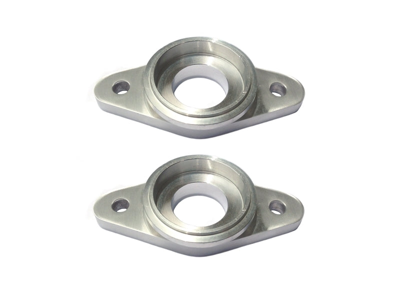 Torque Solution Billet Stock to Tial Blowoff Valve Adapter: Nissan GTR R35 ALL (2 Adapters) - Black Ops Auto Works