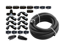 Load image into Gallery viewer, Torque Solution Braided Fuel Line Kit for -6 Aeromotive FPR: Subaru WRX 02-14 / Subaru STI 07-18 - Black Ops Auto Works