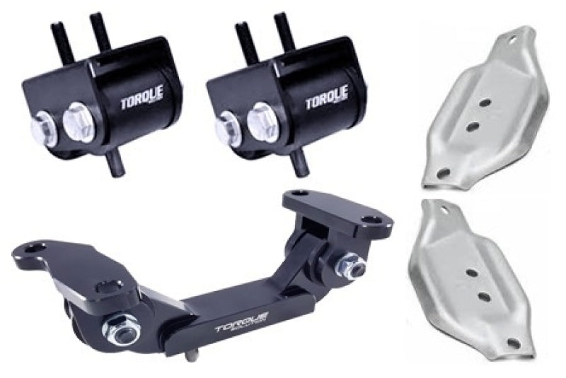 Torque Solution Engine/Transmission Mount Kit w/ OEM Mount Plates: 02-14 Subaru WRX / 04+ STI - Black Ops Auto Works