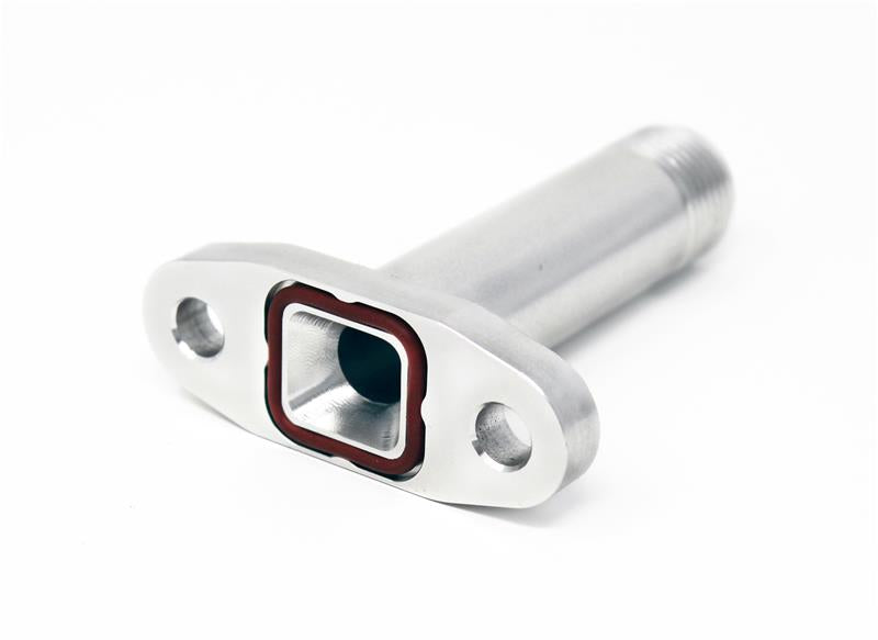 Torque Solution Extended Port Matched Oil Drain Flange: -10AN for T3/T4 PTE / Turbonetics Torque Solution TQSTS-UNI-588