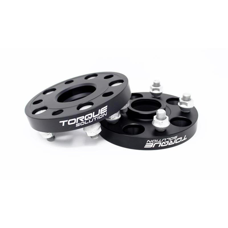 Torque Solution Forged Aluminum Wheel Spacer Subaru 56mm Hub 5x100 - 25mm Torque Solution TQSTS-WS-552