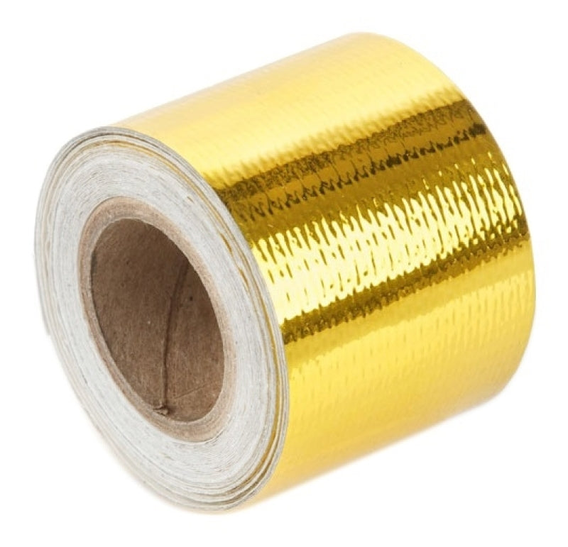 Torque Solution Gold Reflective Heat Tape Universal 2inx30ft - Black Ops Auto Works