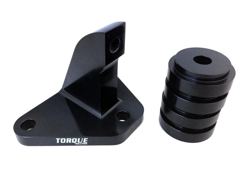 Torque Solution Mustache Bar Eliminator w/ Solid Bushings: 01-06 Mitsubishi Evolution 7/8/9 - Black Ops Auto Works