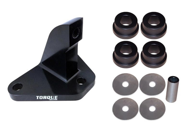 Torque Solution Mustache Bar Eliminator w/ Urethane Bushings: Mitsubishi Evo 7/8/9 2001-2006 - Black Ops Auto Works