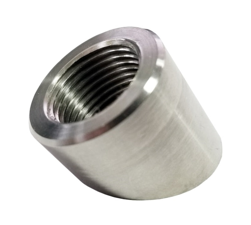 Torque Solution O2 Sensor Bung 60 Degree Angled Stainless Steel - Black Ops Auto Works