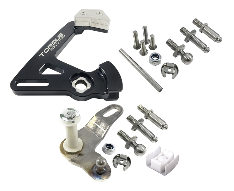 Torque Solution Short Shifter: Volkswagen MK5/MK6/MK7 / Audi MK2/MK3 (6 Speed) w/ Stainless Lever - Black Ops Auto Works