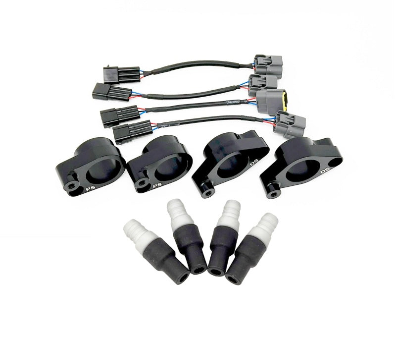 Torque Solution Subaru EJ20/EJ25 R35 GTR Coil On Plug Adapter Kit - Coils Not Included - Black Ops Auto Works
