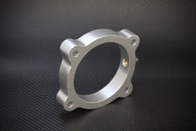 Load image into Gallery viewer, Torque Solution Throttle Body Spacer (Silver): Hyundai Genesis V6 3.8L 2013+ - Black Ops Auto Works