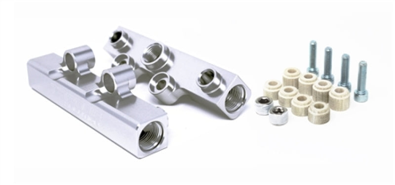 Torque Solution Top Feed Fuel Rails: 02-14 Subaru WRX / 07-18 STI - Silver - Black Ops Auto Works