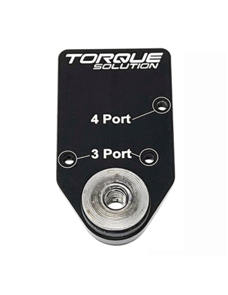 Torque Solution Billet MAC Valve Mount Bracket - For 3/4 Port MAC Solenoid Valves - Torque Solution TS-UNI-646