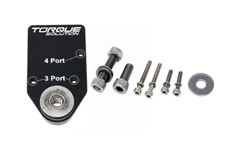 Torque Solution Billet MAC Valve Mount Bracket - For 3/4 Port MAC Solenoid Valves - Torque Solution TS-UNI-646