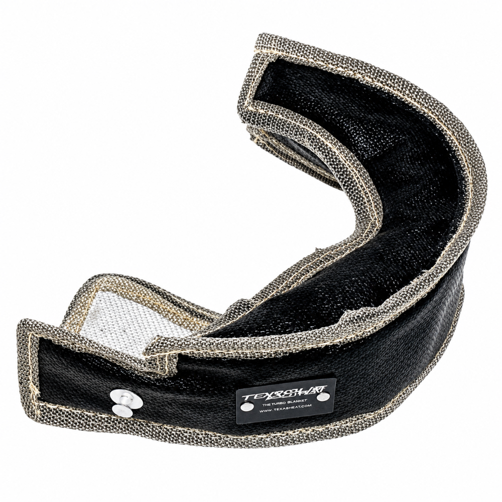 Torque Solution TS-TB-FT25BK black thermal turbo blanket for T25 and T28 internally gated turbos