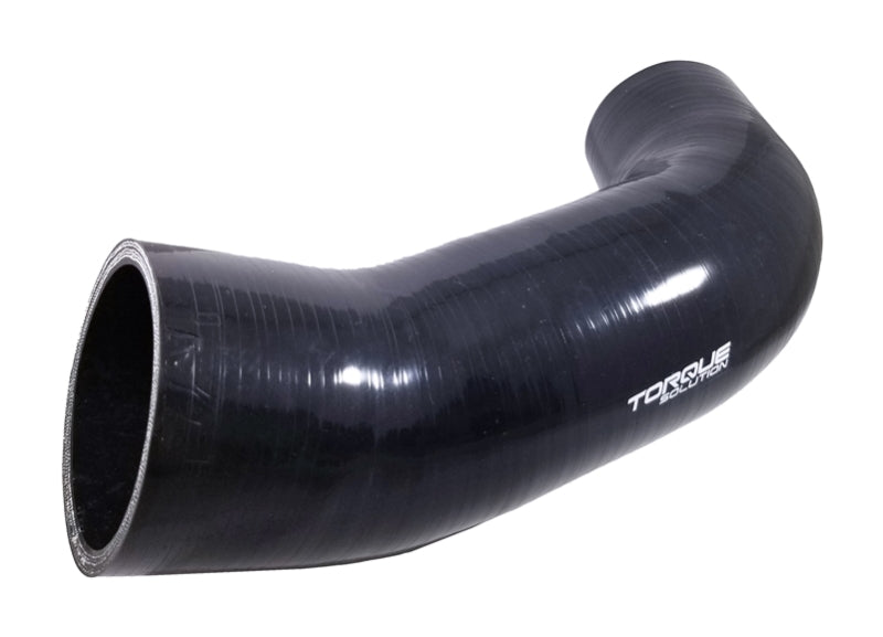 Torque Solution Turbo Inlet Hose Black: 2015+ VW Golf/GTI/Golf R (MK7) / 2015+ Audi A3/S3 - Black Ops Auto Works